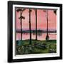 "Evening Picnic", August 18, 1951-John Falter-Framed Giclee Print