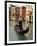 Evening Picture of a Gondolier on the Grand Canal, Venice, Veneto, Italy, Europe-Peter Richardson-Framed Photographic Print