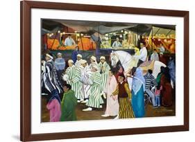 Evening Pocession, Marrakech-Jeanne Maze-Framed Giclee Print