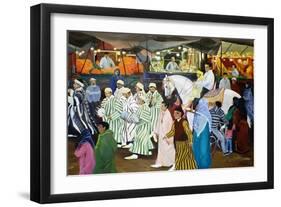 Evening Pocession, Marrakech-Jeanne Maze-Framed Giclee Print