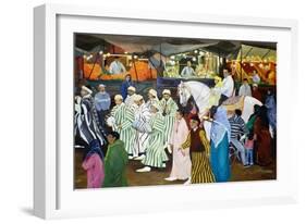 Evening Pocession, Marrakech-Jeanne Maze-Framed Giclee Print