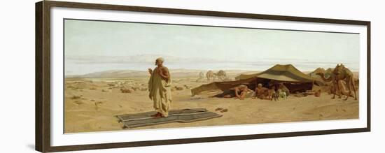 Evening Prayer in the West, 1872-Frederick Goodall-Framed Giclee Print