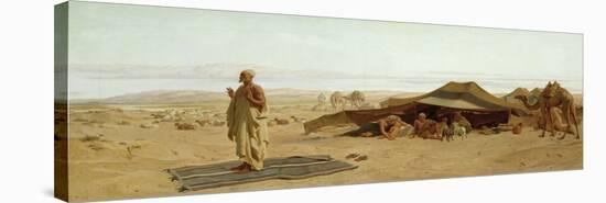Evening Prayer in the West, 1872-Frederick Goodall-Stretched Canvas