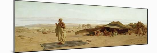 Evening Prayer in the West, 1872-Frederick Goodall-Mounted Giclee Print