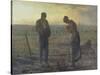 Evening Prayer (L'Angélus), 1857/59-Jean-François Millet-Stretched Canvas