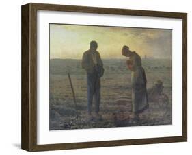 Evening Prayer (L'Angélus), 1857/59-Jean-François Millet-Framed Giclee Print