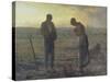 Evening Prayer (L'Angélus), 1857/59-Jean-François Millet-Stretched Canvas