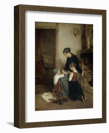 Evening Prayer-Pierre Edouard Frere-Framed Art Print