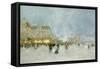 Evening Promenade-Luigi Loir-Framed Stretched Canvas