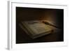 Evening Reading-Jai Johnson-Framed Giclee Print