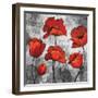 Evening Red I-Brian Francis-Framed Art Print