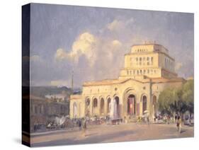 Evening, Republic Square, Yerevan-Trevor Chamberlain-Stretched Canvas