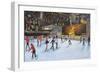 Evening, Rockerfeller Ice Rink, New York-Andrew Macara-Framed Giclee Print