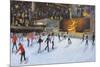 Evening, Rockerfeller Ice Rink, New York-Andrew Macara-Mounted Giclee Print