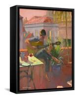 Evening Rooftop-William Ireland-Framed Stretched Canvas