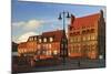 Evening Scene in the Old Town of Wismar-Jochen Schlenker-Mounted Photographic Print