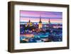 Evening Scenery of Tallinn, Estonia-Scanrail-Framed Photographic Print