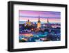 Evening Scenery of Tallinn, Estonia-Scanrail-Framed Photographic Print