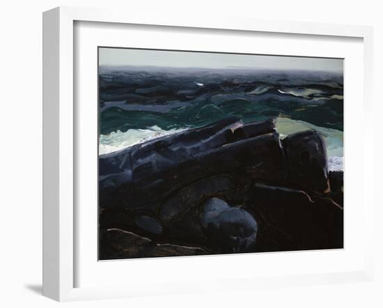 Evening Sea, 1913-George Wesley Bellows-Framed Giclee Print