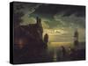 Evening Seascape-Claude Joseph Vernet-Stretched Canvas