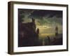 Evening Seascape-Claude Joseph Vernet-Framed Giclee Print