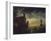 Evening Seascape-Claude Joseph Vernet-Framed Giclee Print