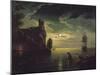 Evening Seascape-Claude Joseph Vernet-Mounted Giclee Print