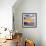 Evening Seascape-Lou Gibbs-Framed Giclee Print displayed on a wall