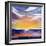 Evening Seascape-Lou Gibbs-Framed Giclee Print