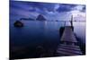 Evening Shot in Cala D'Hort with View to Isla De Es Vedra, Ibiza, Spain-Steve Simon-Mounted Photographic Print