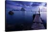 Evening Shot in Cala D'Hort with View to Isla De Es Vedra, Ibiza, Spain-Steve Simon-Stretched Canvas