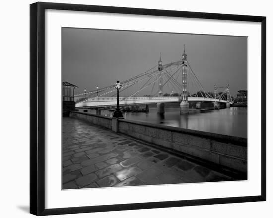 Evening Shower - Albert Bridge-Bill Philip-Framed Giclee Print