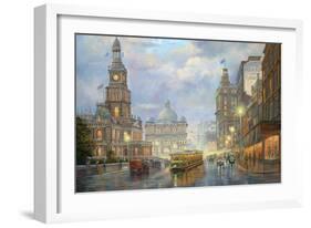 Evening Showers - Sydney-John Bradley-Framed Giclee Print