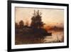 Evening Silence, 1894-Juli Julievich Klever-Framed Giclee Print