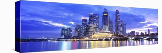 Evening, Singapore-null-Stretched Canvas