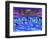 Evening skaters, Somerset House-Andrew Macara-Framed Premium Giclee Print