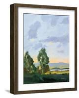 Evening Skies II-Pamela Munger-Framed Art Print