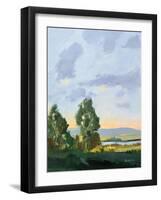 Evening Skies II-Pamela Munger-Framed Art Print