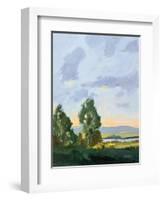 Evening Skies II-Pamela Munger-Framed Art Print