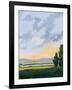 Evening Skies III-Pamela Munger-Framed Art Print