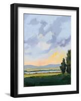Evening Skies III-Pamela Munger-Framed Art Print