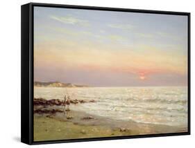 Evening Sky: Normandy-Edward Dawson-Framed Stretched Canvas