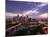 Evening Skyline Scene from St. Anthony Main, Minneapolis, Minnesota-Walter Bibikow-Mounted Photographic Print