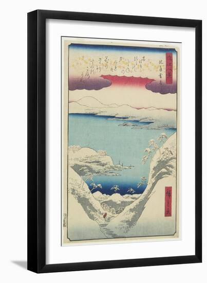 Evening Snow at Hira, December 1857-null-Framed Giclee Print