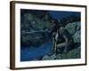 Evening Solitude, 1925-Eanger Irving Couse-Framed Giclee Print