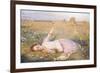 Evening Song, 1893 (Oil on Canvas)-George Clausen-Framed Giclee Print