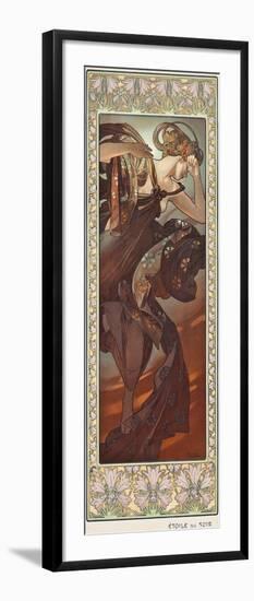 Evening Star (Etoile Du Soir), 1902-Alphonse Mucha-Framed Premium Giclee Print