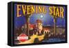 Evening Star Lemon Label-null-Framed Stretched Canvas