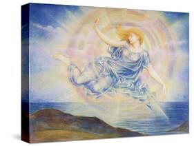 Evening Star over the Sea-Evelyn De Morgan-Stretched Canvas