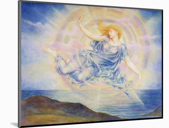 Evening Star over the Sea-Evelyn De Morgan-Mounted Giclee Print